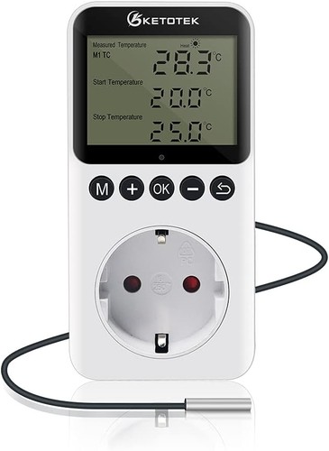 Ketotek digital thermostat - ketotek,
